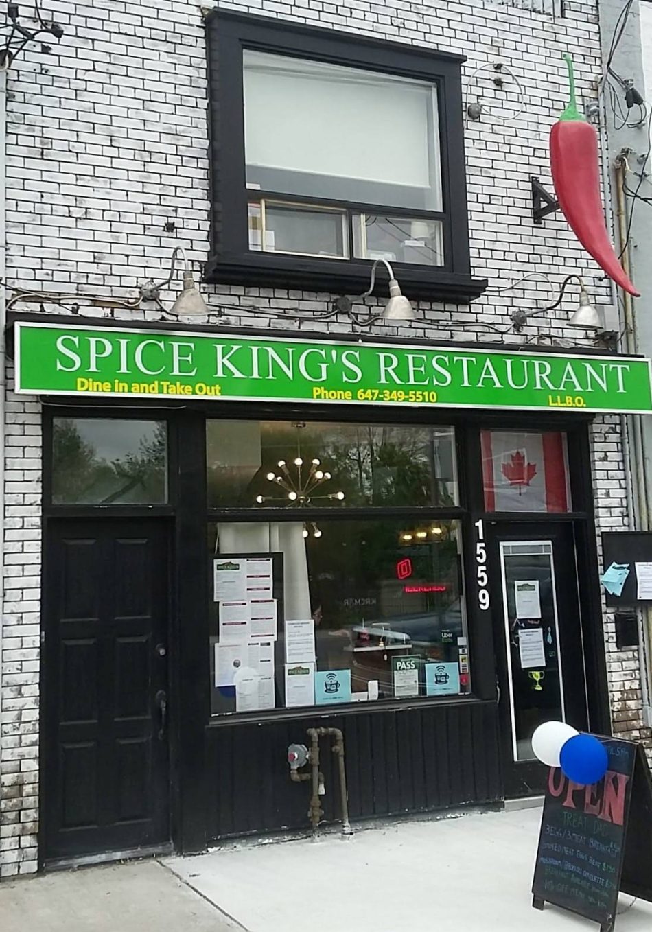 Spice Kings Restaurant, 1559 Kingston Rd., west of Kildonan Dr. Birch