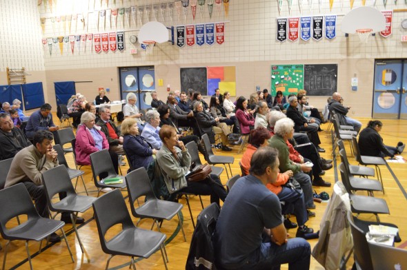 About 75 people attended  Monday's all-candidates debate