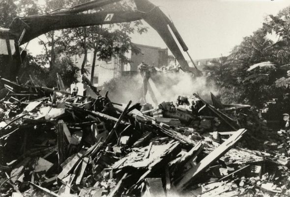 1984 demolition of Taylor Memorial Library