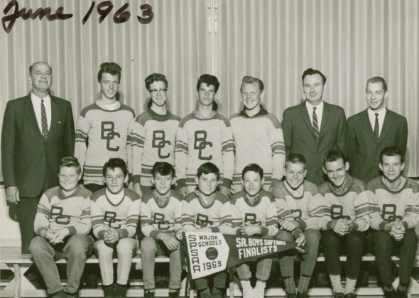 1963 Birch Cliff Public School team photo