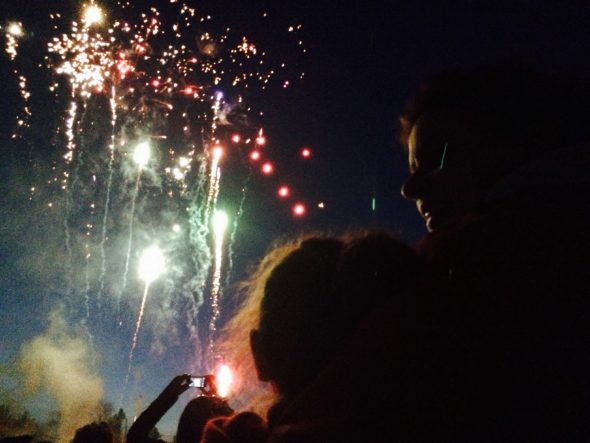 Victoria Day fireworks at Birch Cliff PS, 2015